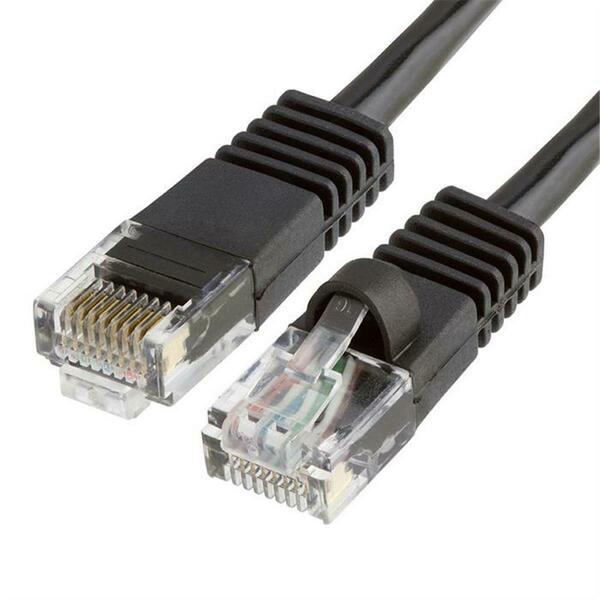 Cmple 350 MHz RJ45 Cat5e Ethernet Network Patch Cable - 5 ft. - Black 802-N